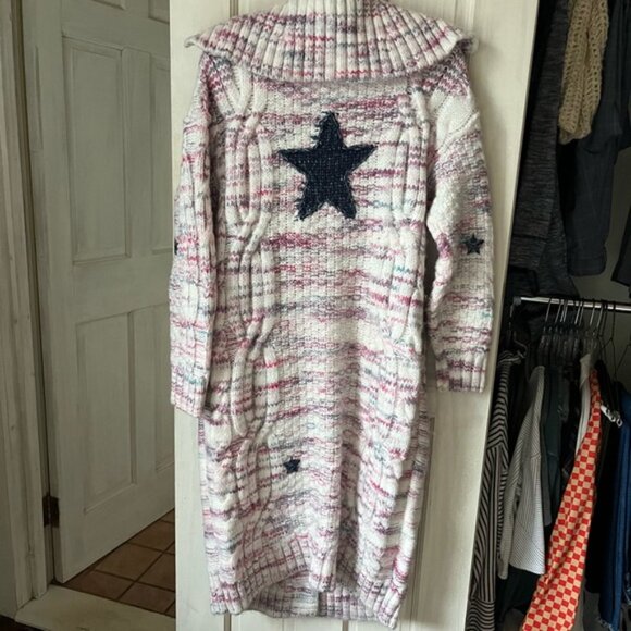 Anthropologie Pilcro Star duster cardigan sweater XS - Picture 3 of 8